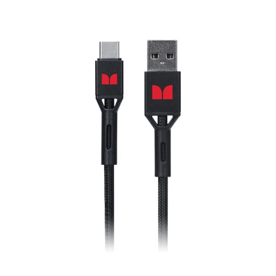 Monster 1.2m USB-C to USB-A Cable Black