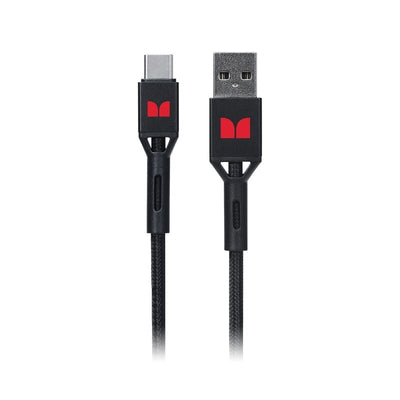 Monster 2m USB-C to USB-A Cable Black