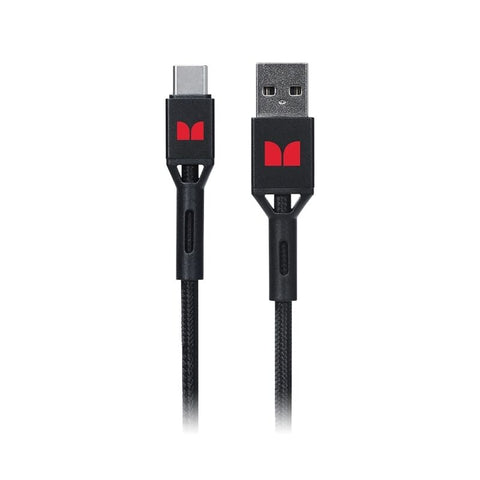 Monster 2m USB-C to USB-A Cable Black