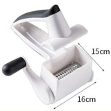 Hand Crank Rotary Cheese Grater with 3 Stainless Steel Drums, Kitchen Shredder Slicer for Cheese Butter