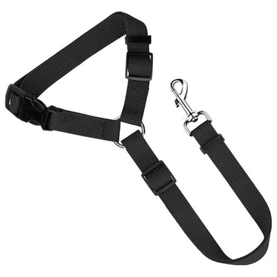 Protect Your Pet on the Road: 2 - in - 1 Adjustable Dog Car Safety Tether and Leash, 360° Rotating Hook for Cars and SUVs, Secure Your Cat or Dog...