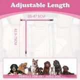 Protect Your Pet on the Road: 2 - in - 1 Adjustable Dog Car Safety Tether and Leash, 360° Rotating Hook for Cars and SUVs, Secure Your Cat or Dog...