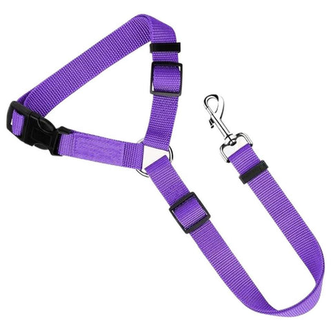 Protect Your Pet on the Road: 2 - in - 1 Adjustable Dog Car Safety Tether and Leash, 360° Rotating Hook for Cars and SUVs, Secure Your Cat or Dog...