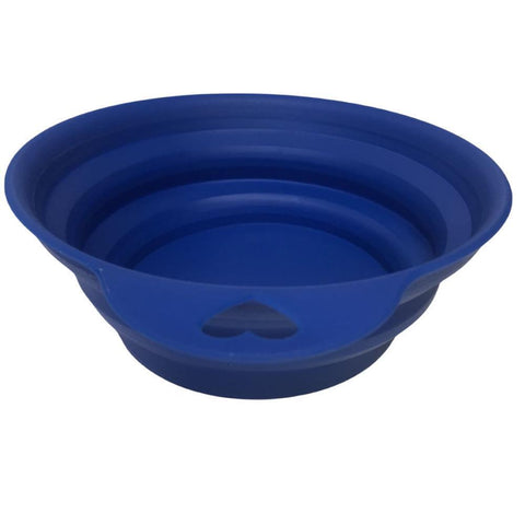4 x Pet Portable Folding Bowl Dog Cat Food Feeding Water Feeder Collapsable Travel