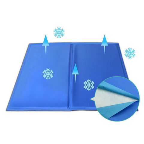 Medium Pet Cool Gel Mat Dog Cat Bed Non - Toxic Cooling Dog Summer Pad 50 x 40 cm