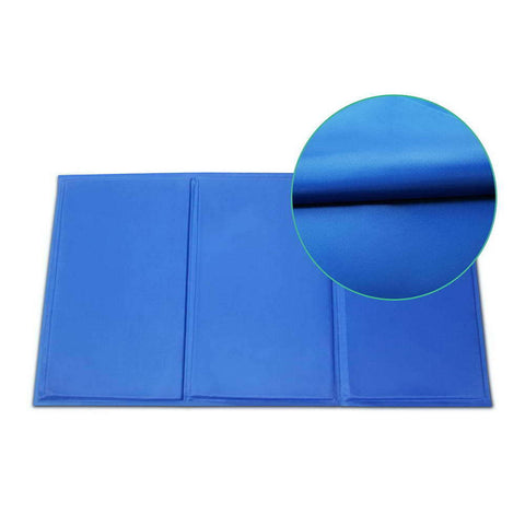 XL Pet Cool Gel Mat Dog Cat Bed Non - Toxic Cooling Dog Summer Pad 90 x 50cm