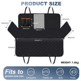 Dog Car Seat Cover, Waterproof Pet Seat Cover for Back Seat with Side Flaps, Non - Slip Durable Scratchproof Dog Hammock for Cars, Trucks and SUVs