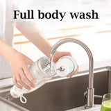 White Portable Rechargeable Blender Bottle, 500ml, USB Charging, 1200mAh, with 304 Stainless Steel Blade – For...