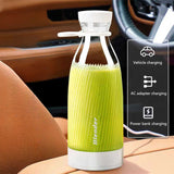 White Portable Rechargeable Blender Bottle, 500ml, USB Charging, 1200mAh, with 304 Stainless Steel Blade – For...