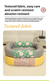 Size S Grey Cozy Pet Bed for Small Dogs and Cats - Durable & Chew - Resistant Nest for All Seasons