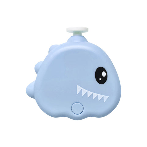 Blue Cute Dinosaur Electric Pet Nail Grinder - 3 - Speed, Low Noise, USB - C for Dogs & Cats