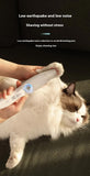 Green Rechargeable Pet Grooming Clipper with Built - in Vacuum - Low Noise Hair Trimmer for Dogs & Cats