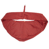 Black and Red Checkered Comfortable Pet Sling Carrier for Small Dogs & Cats - Breathable Cotton Checkered Bag, Hands - Free, Safety Features