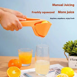 Foldable Manual Lemon Squeezer & Citrus Juicer - Portable Handheld Fruit Press for Fresh Orange & Lime Juice -...