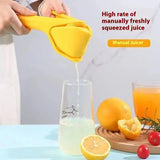 Foldable Manual Lemon Squeezer & Citrus Juicer - Portable Handheld Fruit Press for Fresh Orange & Lime Juice -...