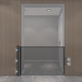 Automatic Retractable Pet Gate 110x78cm Safety Dog Fence No - Drill Mesh Isolation Rail with Auto - Rebound for Stairs Hallways and Doorways Black