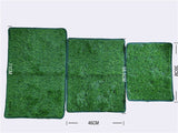 M Size Realistic Artificial Grass Dog Potty Pad - Indoor/Outdoor Pet Training Turf, Easy to Clean PE & TPR Material