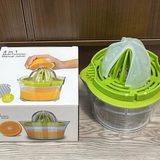 4-in-1 Manual Citrus Juicer with Grater and Egg Separator -Free Multi-Function Hand Press Lemon Orange Squeezer...
