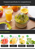 4-in-1 Manual Citrus Juicer with Grater and Egg Separator -Free Multi-Function Hand Press Lemon Orange Squeezer...